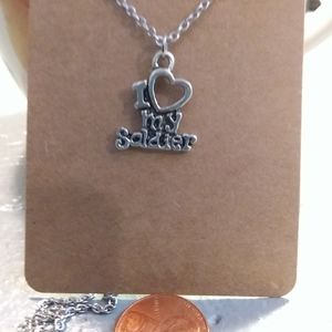 Soldier "I Love My Soldier" Necklace